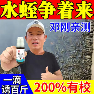 蚂蟥水蛭专用引诱剂野战诱蟥粉水条抓捕板小黑条捕捉器野马鳖诱剂