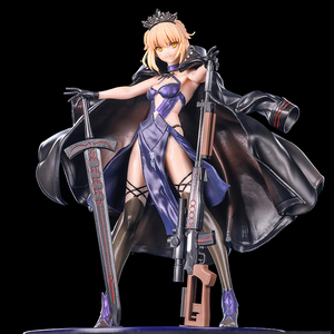 fate反转体黑saber机枪呆塞巴阿尔托莉雅二次元动漫美女手办模型