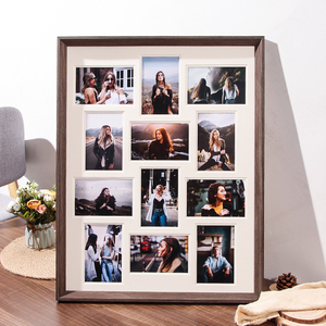 格相框照片拉米娜摆台多张组合定制水晶拼图墙挂洗照片儿童28人付款9