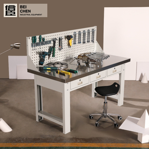 倍臣 洞洞挂板厨房定制不锈钢工作台 多功能超净工作台带抽屉收纳