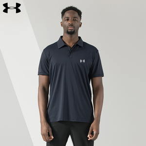 ua安德玛polo衫男士夏季冰丝速干短袖t恤跑步运动健身训练衣透气