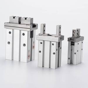 smc/mhz2气动手指气缸小型机械手滑台夹具平行夹紧支点新品二爪
