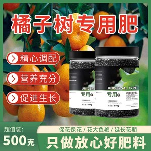 橘子金桔肥料专用肥桔子树有机肥金桔苗复合肥柚子营养液粒固体肥