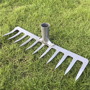 家用搂草耙子农用铁耙耙齿九齿钉耙农具翻土松土扒草铁抓爬子草耙