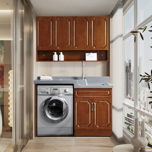 洗衣机拖把池阳台组合