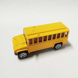 【39包邮】美泰火柴盒合金校车模型儿童滑行小车口袋玩具车