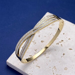 tiffany蒂芙尼tyme钛钢手镯女in新款不掉色设计感轻奢小众感精致