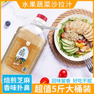 沙拉酱蔬菜专用减肥焙煎芝麻口味沙拉汁芝麻酱水果料拌面拌菜轻食