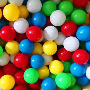 包邮hdpe空心塑料球玩具塑料小球硬壳光滑无花纹圆球弹射球抛接球