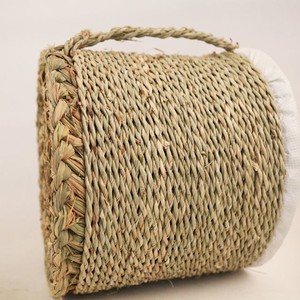 云南文山草墩凳子手工稻草编织坐墩蒲团坐垫透气家居家具25*3