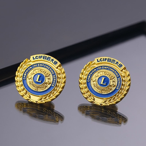 金属狮子会徽章定制l车标定做校徽企业胸章司徽个性logo胸牌订制