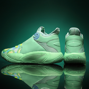 音速9篮球鞋男薄荷绿网面透气减震科比欧文8女学生莆田儿童运动鞋