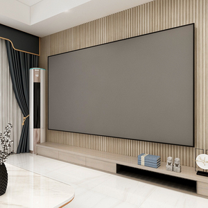 菲涅尔抗光硬屏投影仪布幕中长焦投影幕布高清家用抗光幕布8k100寸