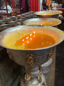 hello陈c淘宝天然植物酥油灯油长明灯供散装酥油灯油袋装固体酥油供