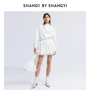SHANG1 BY SHANGYI外套女2024新款爆款春款连帽短款休闲薄款上衣