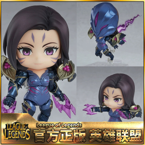 现货gsc英雄联盟虚空之女卡莎手办q版可动粘土人lol周边玩具摆件