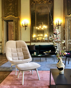 设计师椅丹麦黑尔椅玻璃钢花瓣休闲椅扇形椅酒店卧室躺椅心形椅