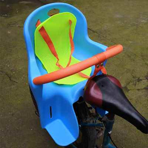 包邮加厚自行车儿童座椅单车宝宝前座后座电瓶车婴儿塑料座椅挂椅