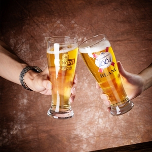 1664专用啤酒杯 朝日啤酒杯子精酿麒麟酒杯 喝青岛啤酒杯子德啤杯