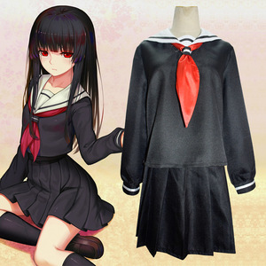 漫雅源 地狱少女阎魔爱cos服日式校园制服套装jk全套服装cosplay
