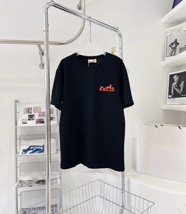 00格尼玩具淘宝hermes/爱马仕22新款机器人战马图案t恤 男士h字母