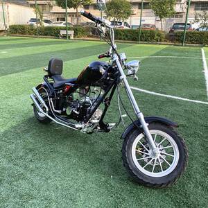 汽油哈雷摩托车 小型迷你摩托车 哈雷太子款 110cc 哈雷小狗 摩托