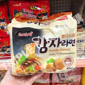 澳门代购 韩国进口 三养 薯仔拉面 速食 方便面 泡面 5包装