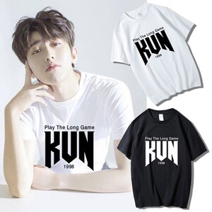 90艳艳严选优品店淘宝蔡徐坤衣服同款粉丝周边定制短袖t恤女ikun