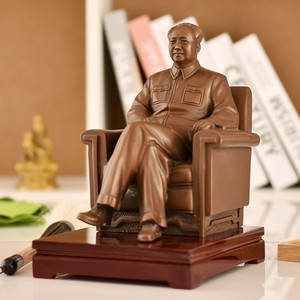 毛主席坐沙发铜像伟人全身纯铜坐姿雕塑像古铜紫铜红铜
