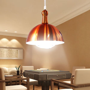 麻将桌专用吊灯简约升降棋牌室麻将灯可伸缩灯书房可拉伸独立开关