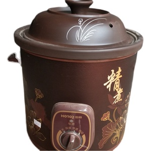 电炖锅紫砂6升单人砂锅迷你煲汤家用电用小型养生锅瓦罐电沙锅