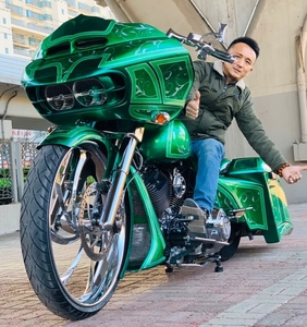 二手进口哈雷bagger班戈巡航复古883旅行越野x48重机车太子摩托车