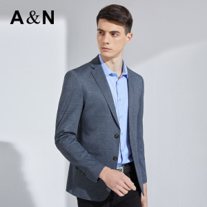 a&n/安东尼奥 男装新款男士商务休闲便西薄款西装外套时尚小西服