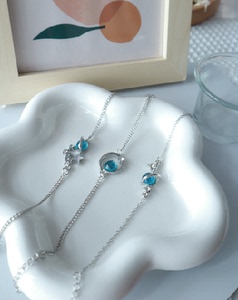 闺蜜手链三人梦幻星空手链宇宙韩版ins少女学生送闺蜜礼物生日