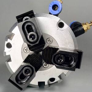 数控车床气动拉料器自动三爪拉料器双爪拔料器夹料器送料器送料夹