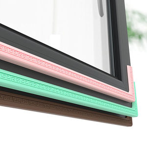 窗户防撞条防磕碰护角铝合金硅胶棱角边保护条直角钢化玻璃【白色