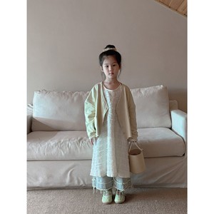 巴拉巴拉韩国童装韩款春季新品男童女童中小童卷边开衫新中式套装