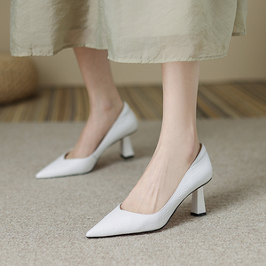 平口高跟鞋女
