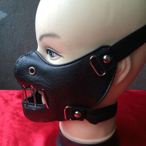 汉尼金属蒸汽朋克瘟疫皮面具嘴套cos沉默的羔羊万圣节恐怖杀狂人