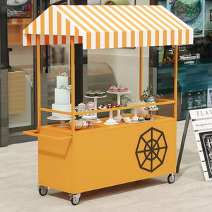 花车促销车摆摊小推车餐车地摊小吃车超市商场集市摊位架售货展示