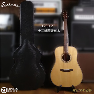 【阿佐的乐器店】Eastman伊斯特曼E20D-ZT十二雄蕊破布木民谣吉他