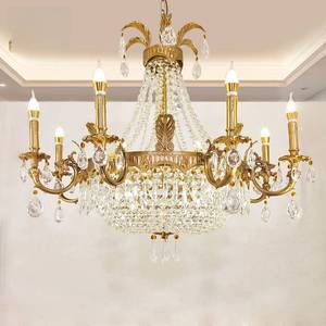 欧式全铜吊灯法式奢华客厅卧室餐厅灯别墅大气复式楼梯创意水晶灯