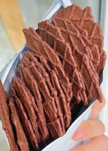 南沫先生巧克力味巨浓哇 华夫格子松饼 薄脆可可格子饼 薄脆饼干
