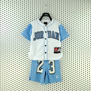jordan/乔丹童装23夏款男女童23号飞人同款篮球短袖t恤jd2322032