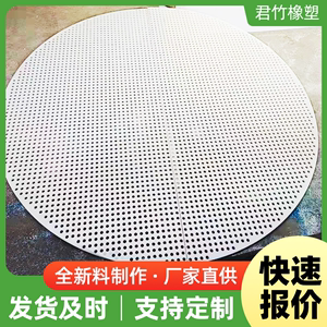 聚乙烯筛板pp冲孔板塑料网板网格圆孔过滤网垫板打孔杀菌锅隔板