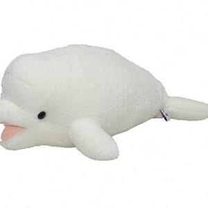 默奇鲸鱼毛绒玩具白鲸公仔小号可爱呆萌布偶豚娃娃海洋馆女孩礼物
