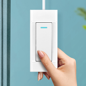 国际床头小开关明装一位按键单双控老式手捏卧室灯小按钮家用明线