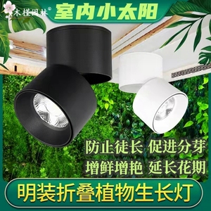 植物射灯 全光谱补光灯生长家用室内光合作用LED仿太阳光照绿植灯