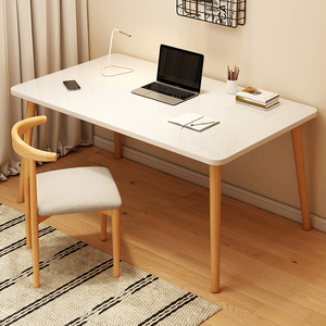 宜家书桌家用学生电脑桌台式女生卧室简易办公写字桌出租屋工作台