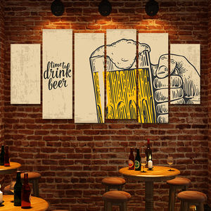 挂画酒吧